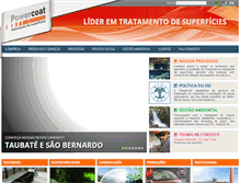 Tablet Screenshot of powercoat.com.br